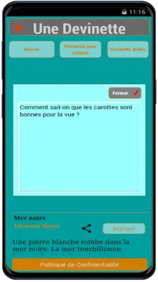 Une Devinette android App screenshot 5