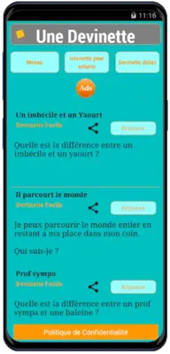 Une Devinette android App screenshot 7